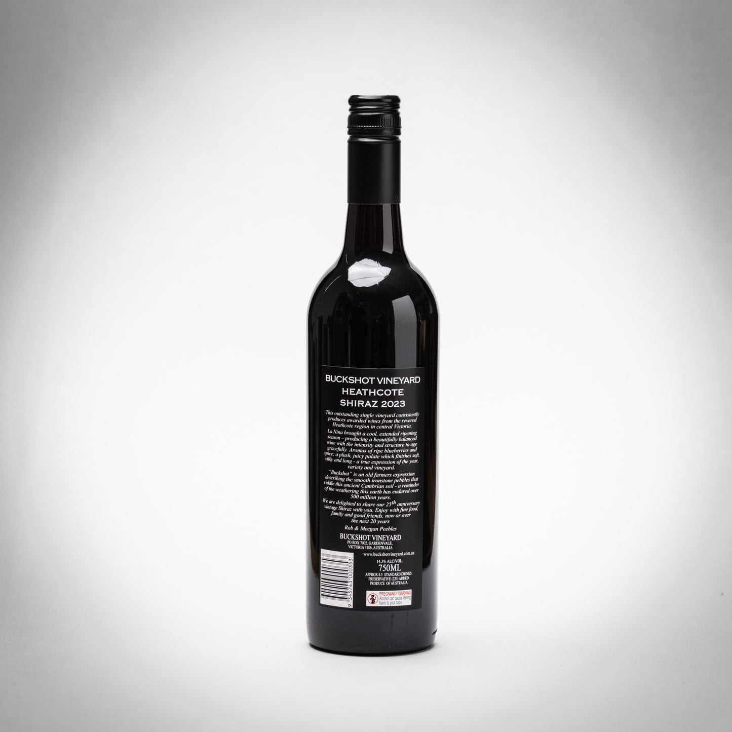 Buckshot Vineyard Heathcote Shiraz 2023